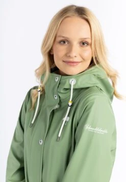 Schmuddelwedda RegenImpermeabileJadegrün Donna Cappotti WD221U0K4-M13 -Schmuddelwedda 069c0bc5ac78442180e9a5225dc64c5d