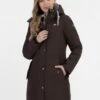 Schmuddelwedda PenninsulaParkaDunkelbraun Donna Cappotti WD221U0S0-O11