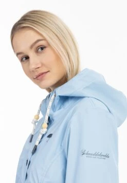Schmuddelwedda RegenParkaIce Blue Donna Cappotti WD221U0OJ-K11 -Schmuddelwedda 147bb5b1838d41749b0cf703ded90fed