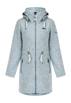 Schmuddelwedda FraullyCappotto CortoHellblau Melange Donna Cappotti WD221U0OV-K11 -Schmuddelwedda 224c6fccad59473885eb5e40fb563811