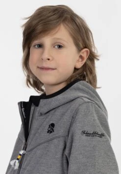 Schmuddelwedda Giacca OutdoorGrau Melange Bambini Abbigliamento Outwear WD224L005-C11 -Schmuddelwedda 2d36e170a08348c8a49ecfc91b98aab1