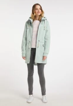 Schmuddelwedda Lange YasannaFelpa Con ZipSalbei Melange Donna Felpe WD221J089-M11