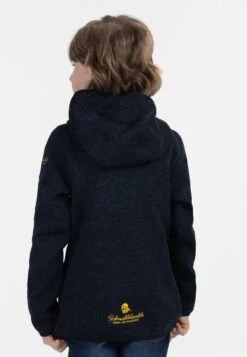 Schmuddelwedda Giacca In PileMarine Melange Bambini Abbigliamento Outwear WD224K000-K11 -Schmuddelwedda 3688a7c4b0ab48e0b537569a764b19c5