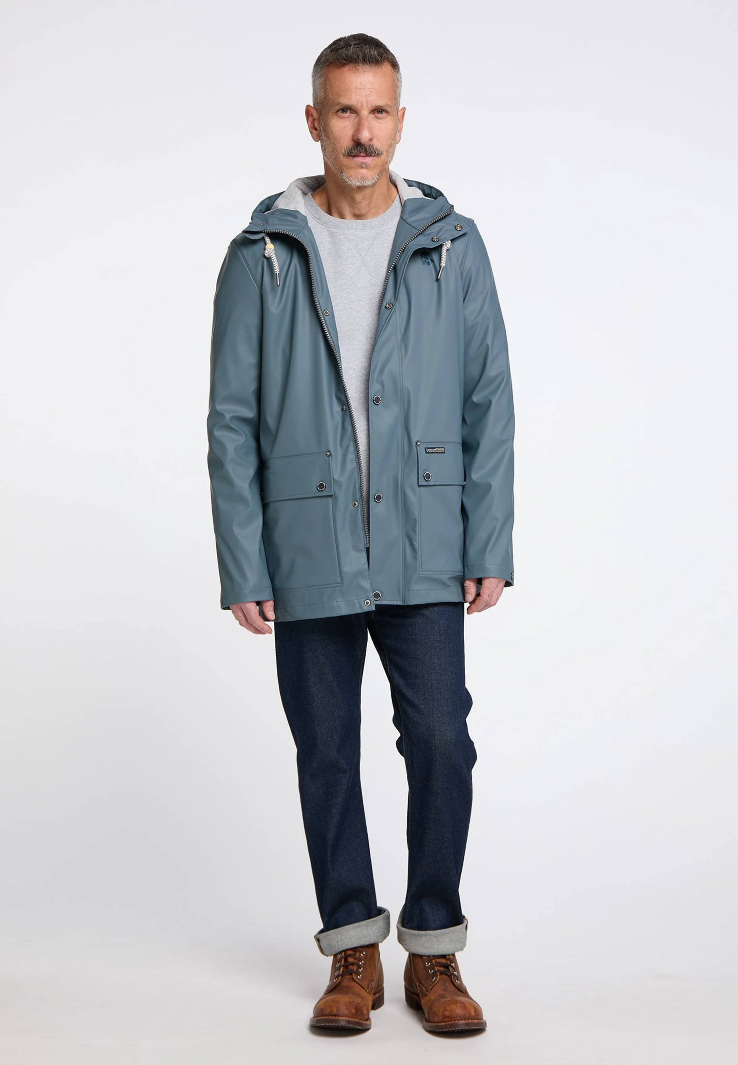 ParkaBlaugrau Uomo Cappotti WD222T07D-K13 Schmuddelwedda ParkaBlaugrau Uomo Cappotti WD222T07D-K13 -Schmuddelwedda 3925eca4c5234ce49858202cc89b0352