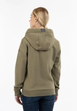 Schmuddelwedda YasannaFelpa Con ZipOliv Donna Felpe WD221J07R-N11 -Schmuddelwedda 40b55c071f5b4b639af71a6d6b6fe47a