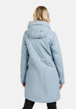 Schmuddelwedda Regenmantel Mit Webpelzfutter In Teddyoptik Kilata - Parka - Hellblau -Schmuddelwedda 47acda3a09dd49c7b972cbcbd34e22c7