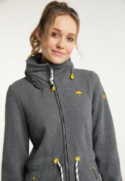 Schmuddelwedda YasannaFelpa Con ZipGrau Melange Donna Felpe WD221J03G-C11 -Schmuddelwedda 4a56f9f54a7240728d3be8f927fdc6a3