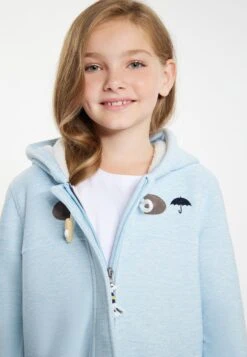 Schmuddelwedda RabineCappotto InvernaleEisblau Melange Bambini Abbigliamento Outwear WD223L009-K12 -Schmuddelwedda 4d40bb1543534b23957216400bc5eb2b