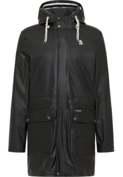 Schmuddelwedda 3-In-1 Regenmantel Acalmar - Felpa Con Zip - Schwarz Dunkelgrau Melange -Schmuddelwedda 5149a6d534e74e399dbb2f756b56f640