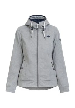 Schmuddelwedda KiannaFelpa Con ZipGrau Melange Marine Donna Felpe WD221J08D-C12 -Schmuddelwedda 59a6d77511964fd7a535d9bf23abb13d