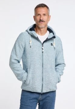 Schmuddelwedda PhilonGiacca In PileHellblau Melange Uomo Maglieria E Felpe WD222Q00U-K11