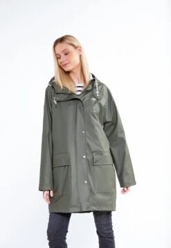 Schmuddelwedda ImpermeabileOliv Donna Cappotti WD221U0OI-M12