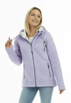 Schmuddelwedda Giacca In PileHelllavendel Melange Donna Felpe WD221G05N-I11