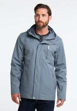 Schmuddelwedda ImpermeabileBlaugrau Uomo Giacche WD222T093-K13