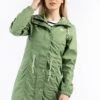 Schmuddelwedda RegenParkaJadegrün Donna Giacche E Blazer WD221U0OJ-M14