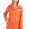 Schmuddelwedda ParkaOrangerot Donna Cappotti WD221U0K5-H12