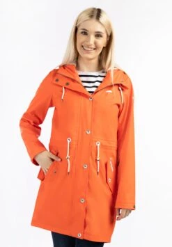 Schmuddelwedda ParkaOrangerot Donna Cappotti WD221U0K5-H12