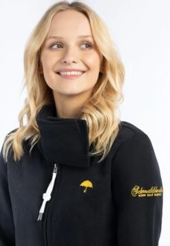 Schmuddelwedda YasannaFelpa Con ZipSchwarz Donna Felpe WD221J08F-Q11 -Schmuddelwedda 708ecd741d474d0daf68031b33cb5e2d