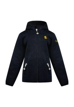 Schmuddelwedda Giacca In PileMarine Melange Bambini Abbigliamento Outwear WD224K000-K11 -Schmuddelwedda 7708d438e9834cc4a51deec59e606f12