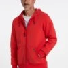 Schmuddelwedda Felpa Con ZipRot Uomo Maglieria E Felpe WD222S02H-G11
