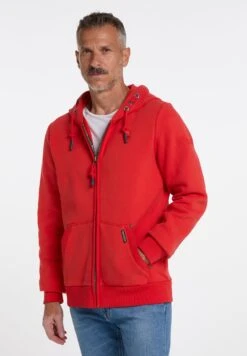 Schmuddelwedda Felpa Con ZipRot Uomo Maglieria E Felpe WD222S02H-G11