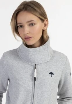 Schmuddelwedda Felpa Con ZipHellgrau Melange Donna Felpe WD221J08E-C11 -Schmuddelwedda 7fba7e6d4f134f0e960a7ef21a405e0b