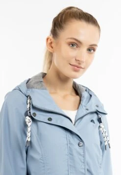 Schmuddelwedda RegenParkaLight Blue Donna Cappotti WD221U0OJ-K15 -Schmuddelwedda 8720c3ed897a43f2816ed0d9a323a7b9