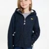 Schmuddelwedda Mit TeddyGiacca In PileMarine Melange Bambini Abbigliamento Outwear WD223K001-K11