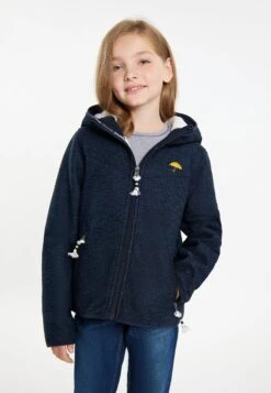 Schmuddelwedda Mit TeddyGiacca In PileMarine Melange Bambini Abbigliamento Outwear WD223K001-K11