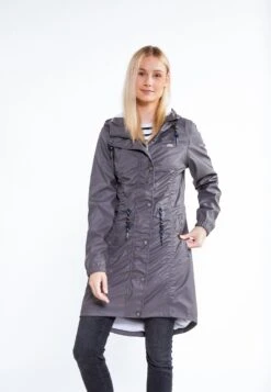 Schmuddelwedda 16 Schmuddelwedda RegenParkaStone Grey Donna Cappotti WD221U0OJ-C12