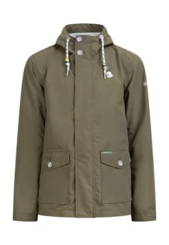 Schmuddelwedda Bridgeport - Impermeabile - Militäroliv -Schmuddelwedda 940ed542d8124ac2825ce2dd0b1b4a56