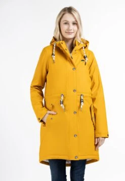 Schmuddelwedda Regenmantel Mit Wattierung StormcloudCappotto InvernaleSenf Donna Cappotti WD221U0OX-E11