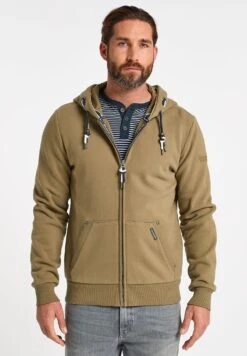 Schmuddelwedda Felpa Con ZipOliv Uomo Maglieria E Felpe WD222S02H-N11