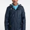 Schmuddelwedda BridgeportParkaMarine Uomo Cappotti WD222T0B0-K11