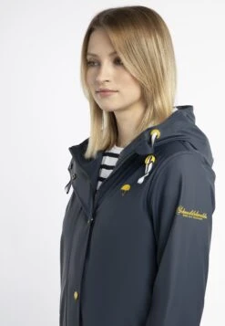 Schmuddelwedda IncusParkaMarine Hellgrau Melange Donna Cappotti WD221U0MW-K16 -Schmuddelwedda a25281f187804fdebb997bcaf8760763