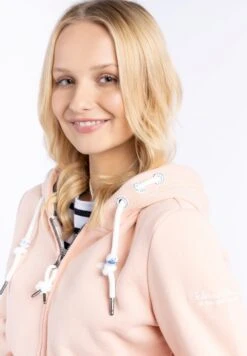 Schmuddelwedda YasannaFelpa Con ZipPastellpfirsich Donna Felpe WD221J07R-G13 -Schmuddelwedda a56864372e824cd394bd25f1130bccfb