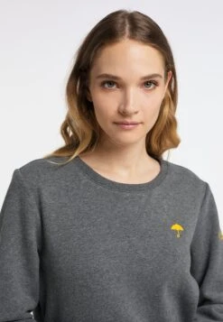 Schmuddelwedda FelpaGrau Melange Donna Felpe WD221J04Y-C13 -Schmuddelwedda ac37c83ad5b0460babc56ebc84878a7c