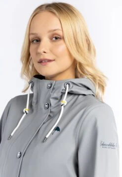 Schmuddelwedda RegenImpermeabileGrau Donna Cappotti WD221U0K4-C13 -Schmuddelwedda ac6f3189498c48f7b49c283fe7144947