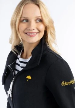 Schmuddelwedda Felpa Con ZipSchwarz Donna Felpe WD221J08B-Q11 -Schmuddelwedda b8801b0c6fd34119bbc1f036f745c23f