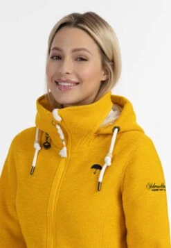 Schmuddelwedda KawaiCappotto InvernaleDunkelgelb Melange Donna Cappotti WD221U0S4-E11 -Schmuddelwedda ba64068805f8418e85f2b43660231393