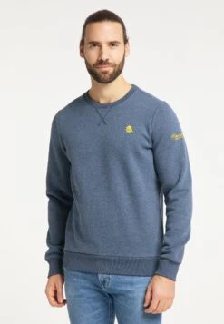 Schmuddelwedda YasannaFelpaMarine Melange Uomo Maglieria E Felpe WD222S02O-K11