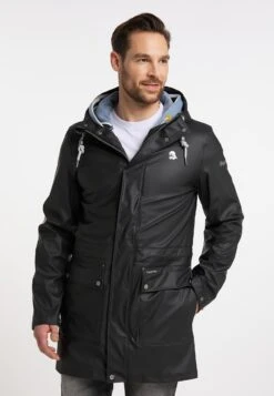 Schmuddelwedda 3-In-1ParkaSchwarz Marine Melange Uomo Cappotti WD222T08W-Q11