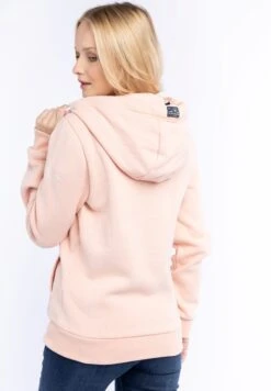Schmuddelwedda YasannaFelpa Con ZipPastellpfirsich Donna Felpe WD221J07R-G13 -Schmuddelwedda c67cfcf1d28240a99df4ae5c16484b66