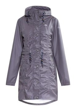 Schmuddelwedda RegenParkaStone Grey Donna Cappotti WD221U0OJ-C12 -Schmuddelwedda c70b232bc48645799bad49c7c8252020