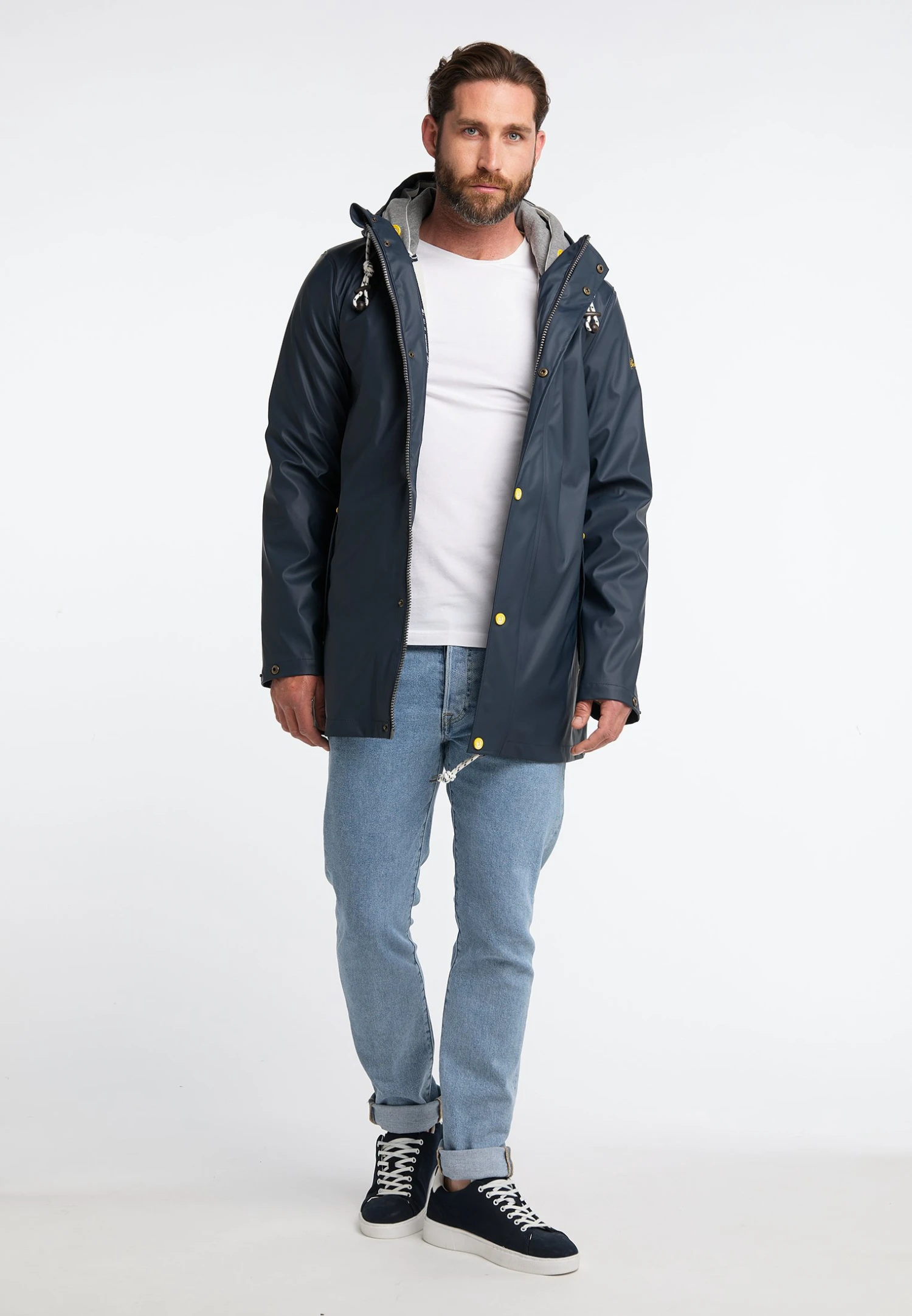 3-In-1ParkaMarine Grau Melange Uomo Cappotti WD222T08W-K13 Schmuddelwedda 3-In-1ParkaMarine Grau Melange Uomo Cappotti WD222T08W-K13 -Schmuddelwedda d2e566f1316b44e2a16e2c63f1edcb5b