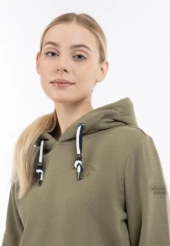 Schmuddelwedda Felpa Con CappuccioOliv Donna Felpe WD221J04N-N11 -Schmuddelwedda de7c8153368a4603a89ee620acb48cfa