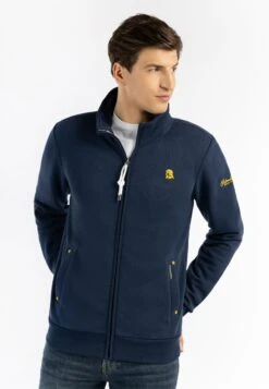 Schmuddelwedda YasannaFelpa Con ZipMarine Uomo Maglieria E Felpe WD222S06T-K11