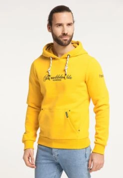 Schmuddelwedda YasannaFelpa Con CappuccioSenf Uomo Maglieria E Felpe WD222S04R-E11