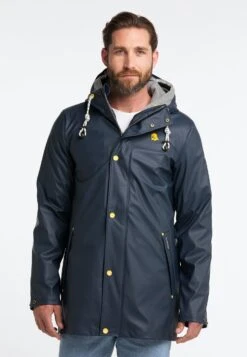 Schmuddelwedda 3-In-1ParkaMarine Grau Melange Uomo Cappotti WD222T08W-K13