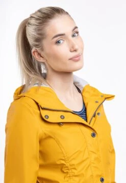 Schmuddelwedda RegenParkaMustard Yellow Donna Giacche E Blazer WD221U0OJ-E11 -Schmuddelwedda f2ee89758ed041c2b4a07fb77fed48b4